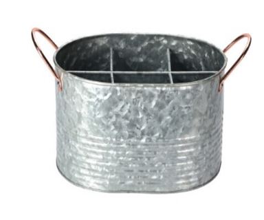 ORGANIZER DE MESA 6 DIV. GALVANIZADO#